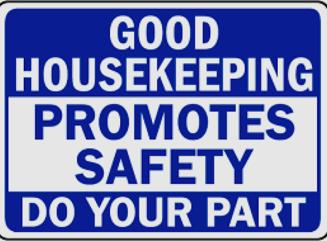 workplace safety. housekeeping